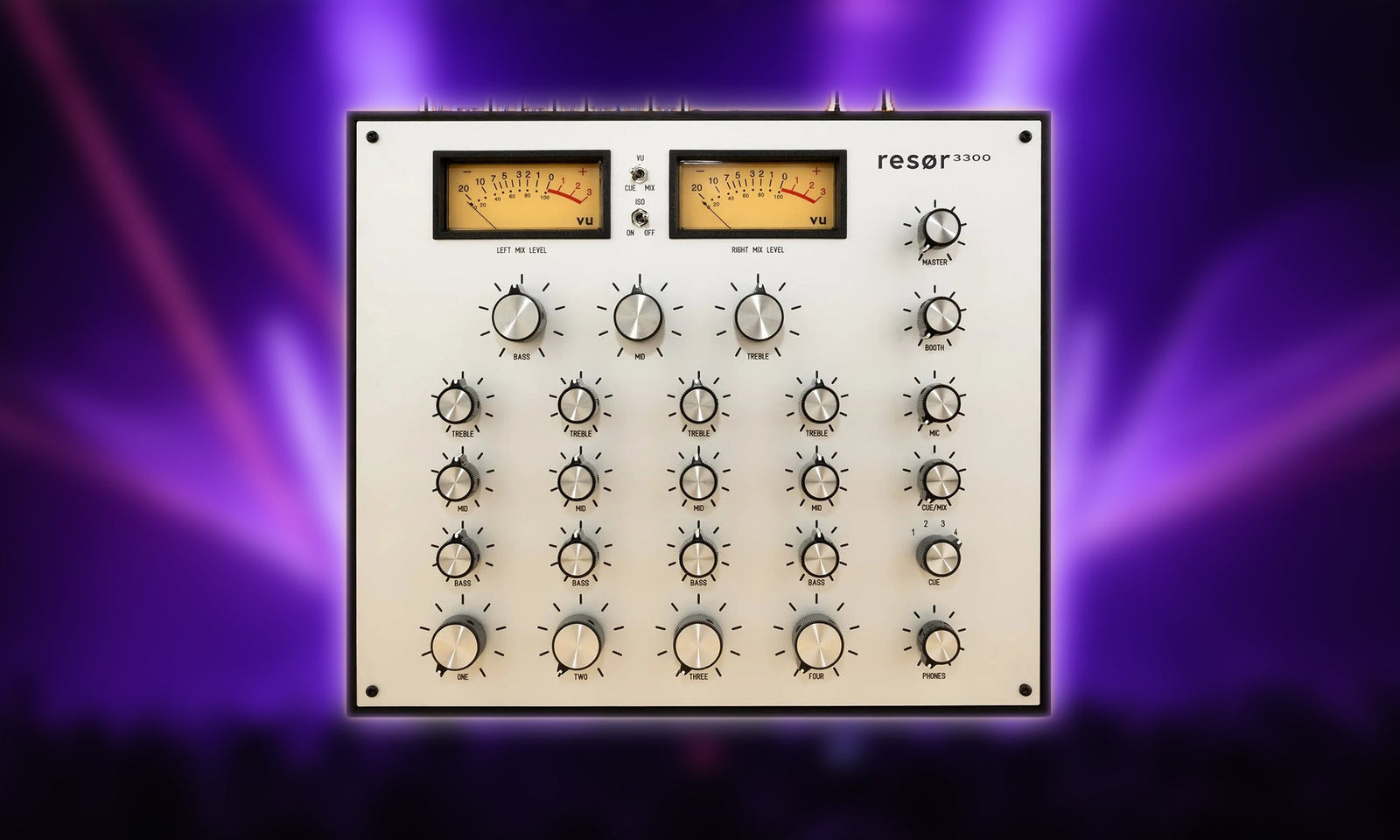 NAMM 2025: resør 3300, 4-channel DJ mixer in rotary style