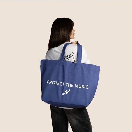 resør "PROTECT THE MUSIC" tote bag