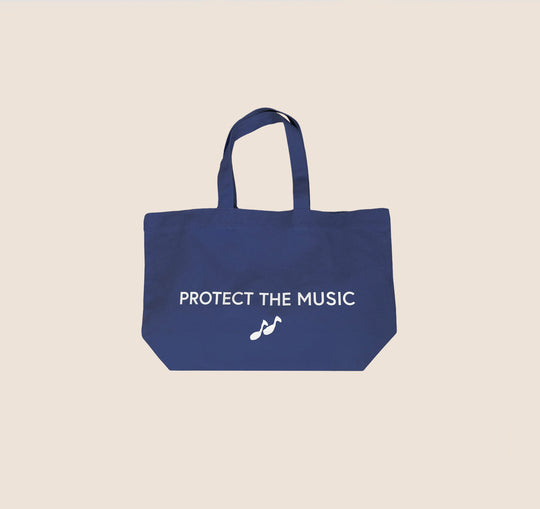 resør "PROTECT THE MUSIC" tote bag