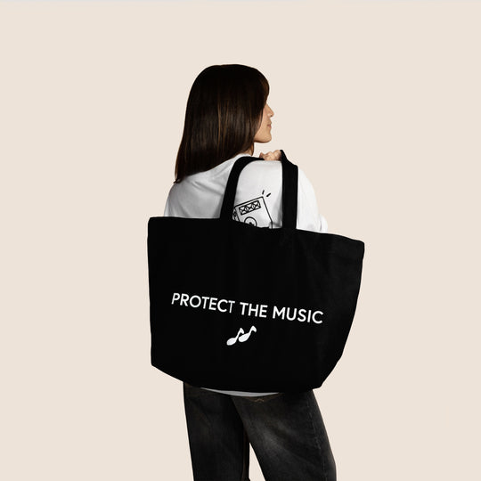 resør "PROTECT THE MUSIC" tote bag