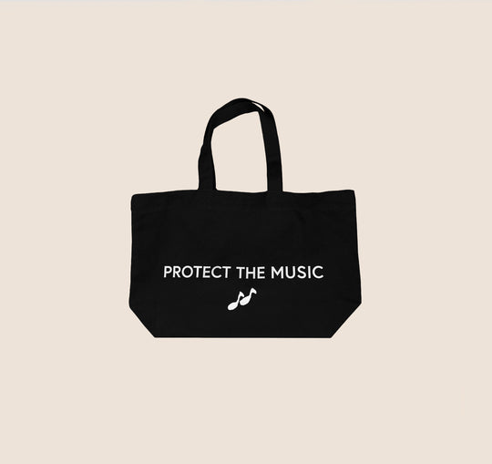 resør "PROTECT THE MUSIC" tote bag