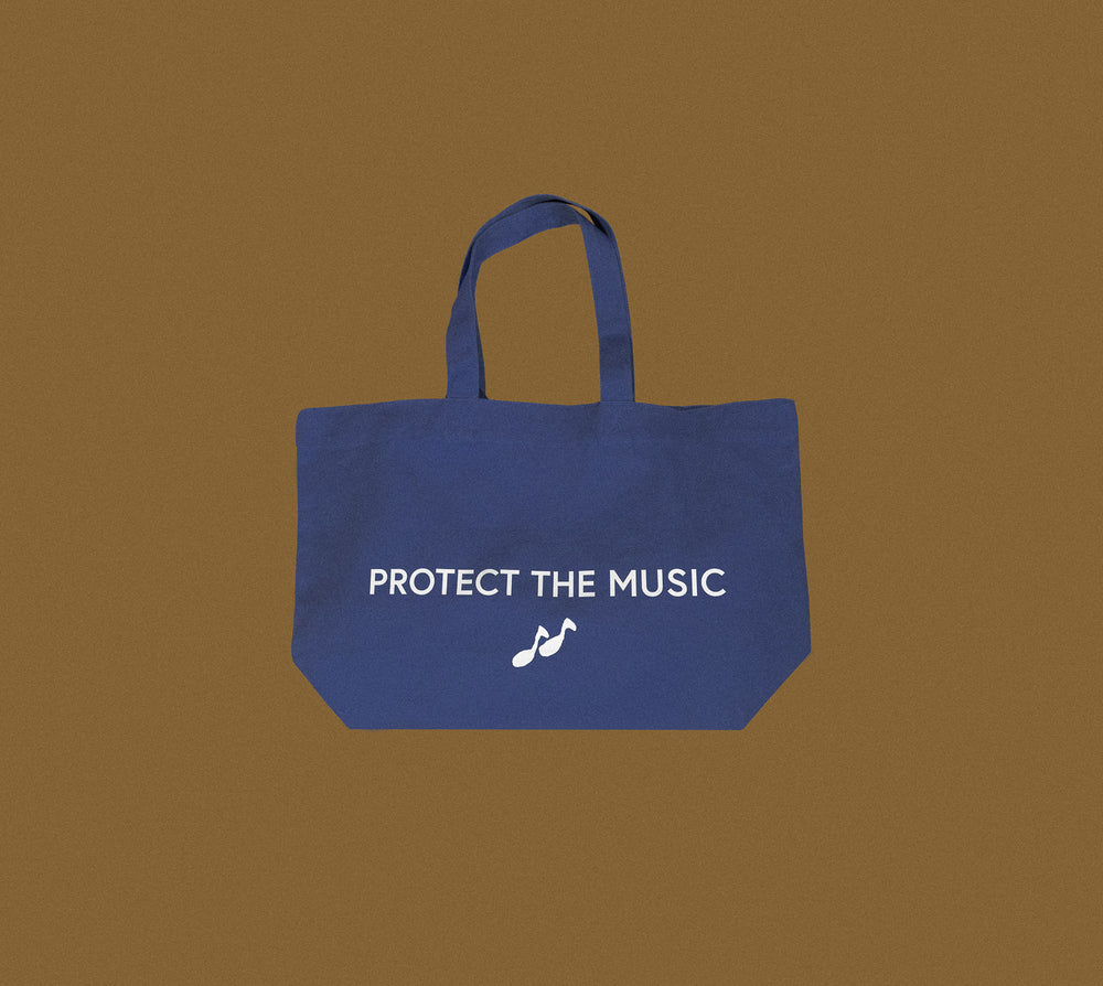 resør "PROTECT THE MUSIC" tote bag