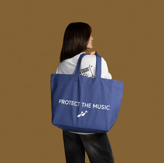 resør "PROTECT THE MUSIC" tote bag